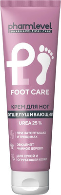 Крем для ног Pharmlevel Foot Care Urea 25% отшелушивающий (100мл)