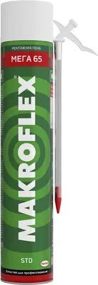 Пена монтажная Makroflex Mega 65 стандартная (850мл)