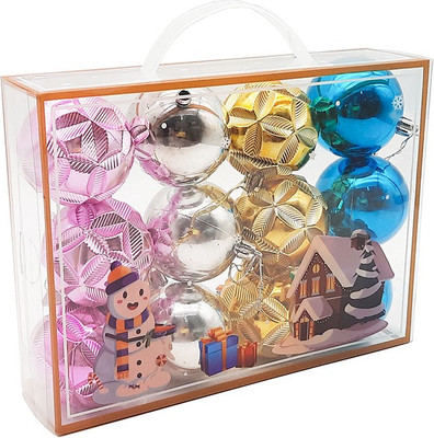 Набор шаров новогодних MONAMI Новогодний Микс / ST23-6061 (12шт)