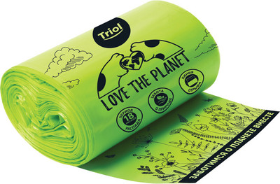 Пакеты для выгула собак Triol 10531003 (4x15шт)