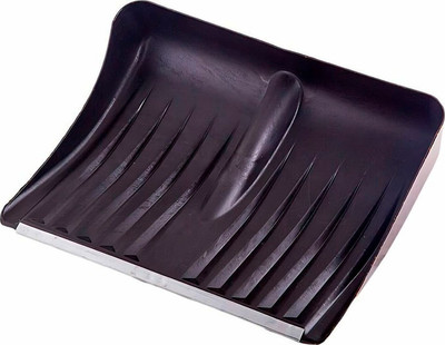 Лопата для уборки снега Тандем Агро Пластмассовая №3 500х390 (с планкой, с черенком)