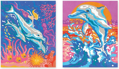 Картина по номерам Janod Дельфины / J07981