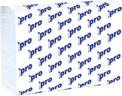 Бумажные полотенца PROtissue Z сложения 2-х слойные / С444