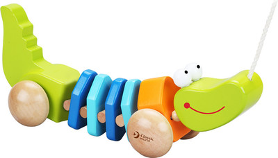 Игрушка-каталка Classic World Крокодильчик CW33010