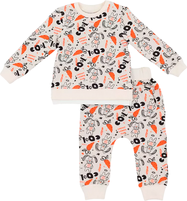 Костюм для малышей Rant Cool Carrot / 166/2 (молочный, р.86)