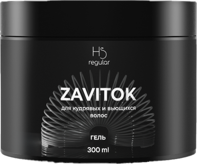 Гель для укладки волос Hair Sekta Zavitok для кудрявых волос HS066 (300мл)
