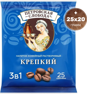 Кофейный напиток Петровская Слобода Крепкий (25x20г)