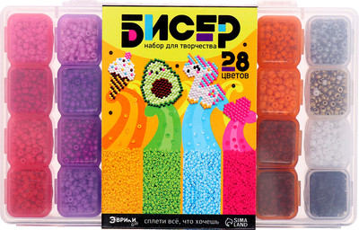 Набор для создания украшений Эврики Бисер / 10329198