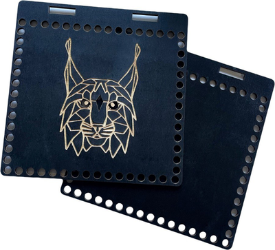 Набор заготовок для творчества ОМурМебель Рысь Основы для вязания (черный)