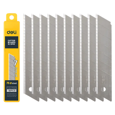 Набор сменных лезвий канцелярских Deli EDL-DP05 (10шт)
