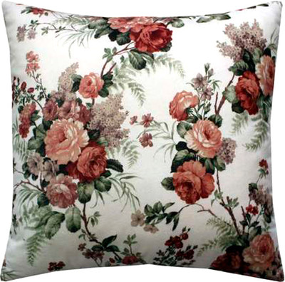 Подушка декоративная MATEX Concept. Розы И Папоротник / 34-384 (бежевый/бордовый/серо-зеленый)