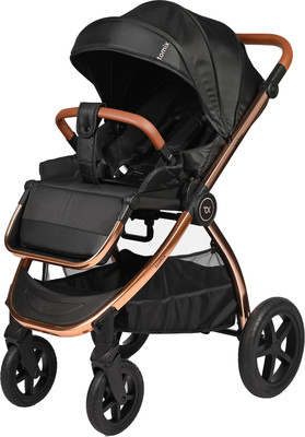 Детская универсальная коляска Tomix Walker Lux 3 в 1 / BD101TRIPLLUX (Black/Rose Gold)