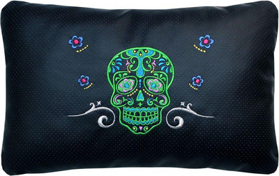 Подушка для автомобиля MATEX Черепа / 27-690 (зеленый)