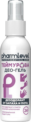 Дезодорант для ног Pharmlevel Теймурова Део-гель от запаха и пота (100мл)