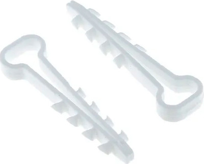 Дюбель-хомут EKF PROxima plc-nccf-5x8w (100шт, белый)