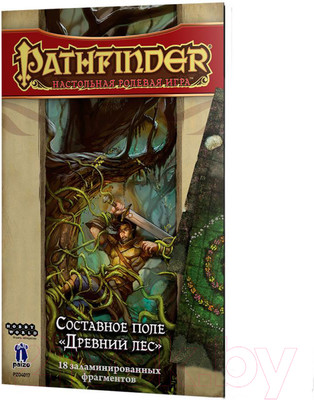 Игровое поле для настольной игры Мир Хобби Pathfinder. Составное Древний лес