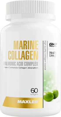 Коллаген Maxler Марин Гиалуроник эсид комплекс (60 капсул)