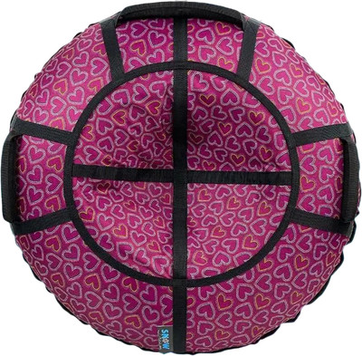 Тюбинг-ватрушка Hubster SnowDream Glamour S Романтика 120см / во8962-3