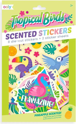 Набор наклеек OOLY Тропические птицы 120-040