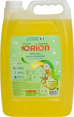 Средство для мытья посуды Orion Home Фито-гель Облепиха и мед (5л)