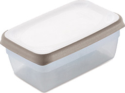 Контейнер Stefanplast 01061 (прозрачный/белый/светло-серый)