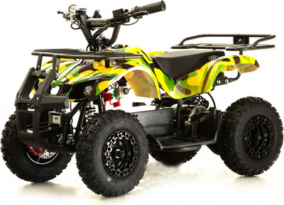 Детский квадроцикл RiverToys Anri Камуфляж (желтый)