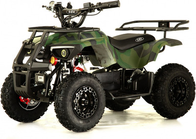 Детский квадроцикл RiverToys Tiki Камуфляж (зеленый)