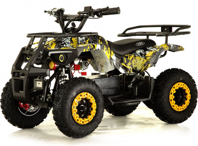 Детский квадроцикл RiverToys Tiki Special (желтый)