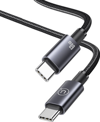 Кабель Usams Sufeng US-SJ661 Type-C - Type-C 60W (1.2м, черный)