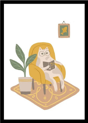 Постер Citydecor Кот и книга 1 (21x30)