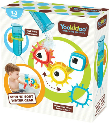 Игрушка для ванной Yookidoo Разноцветные шестеренки 40163