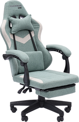 Кресло геймерское Chairman CH26 (ткань, зеленый/бежевый)