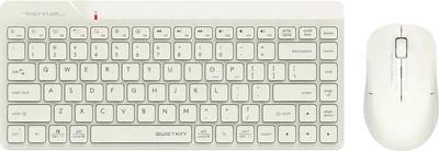 Комплект клавиатура и мышь A4Tech Fstyler FG2200 Air2 (бежевый)