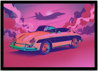 Постер Citydecor Порше Ретро 1 (21x30)