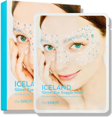 Патчи под глаза The Saem Iceland Glitter Eye Goggle Mask (10шт)