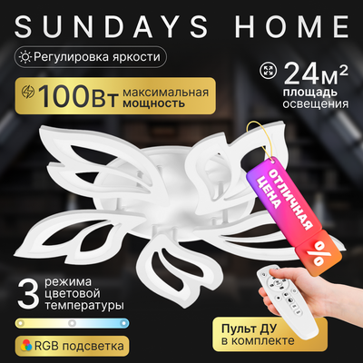 Люстра Sundays Home R-36 / 6297