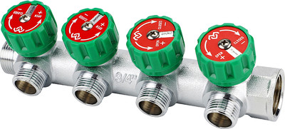 Коллектор отопления Varmega 3/4"/ VM14614