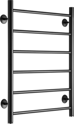 Полотенцесушитель водяной Ростела Виктория 500x700/6 1" (Ral 9005, нижнее подключение)