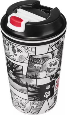 Термокружка Бытпласт Смешарики / 431335616 (350мл, белый)