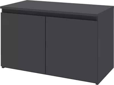 Тумба в прихожую Stolline Лаура / 464.12 (серый уголь)