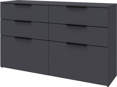 Комод Stolline Лаура 464.17 (серый уголь)