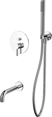 Душевой гарнитур со смесителем Whitecross Y YSET06CR (хром)
