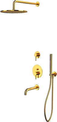 Душевая система со смесителем Whitecross Y YSET07GL (золото)