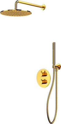 Душевая система со смесителем Whitecross Y YSET08GL (золото)