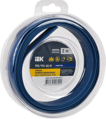 Трубка термоусаживаемая IEK UDR12-012-006-002-K07-T