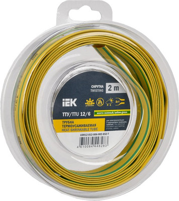 Трубка термоусаживаемая IEK UDR12-012-006-002-K52-T