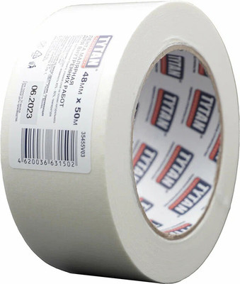 Лента малярная Tytan Professional 48мм / 11502 (50м, белый)