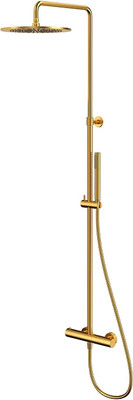 Душевая система со смесителем Whitecross Y1254GLB (брашированное золото)