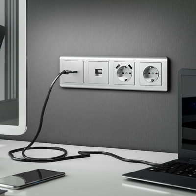 Лицевая панель Werkel W1179509 (cеребристый рифленый)