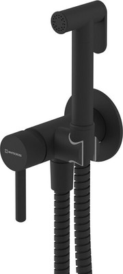 Гигиенический душ со смесителем Whitecross SYSYBI2BL (черный матовый)
